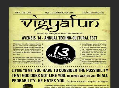 Avensis Poster Design by Abhay Sharma