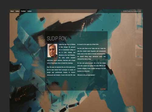 Sumit Roy's Website Design Thumbnail